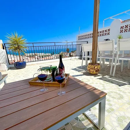 A2407 Charming Townhouse With Sea Views And Pool Holiday home Nerja